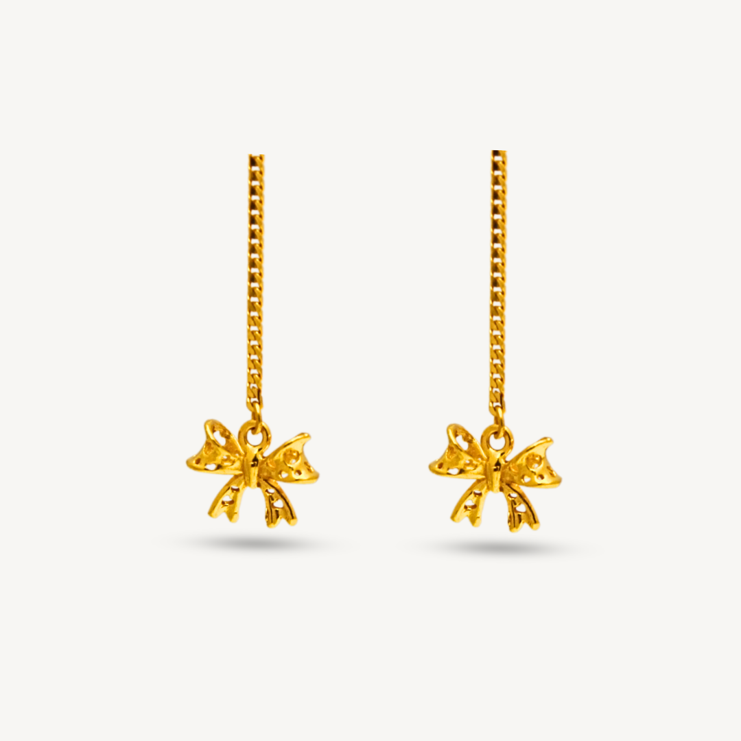 Gold Dangling Earring