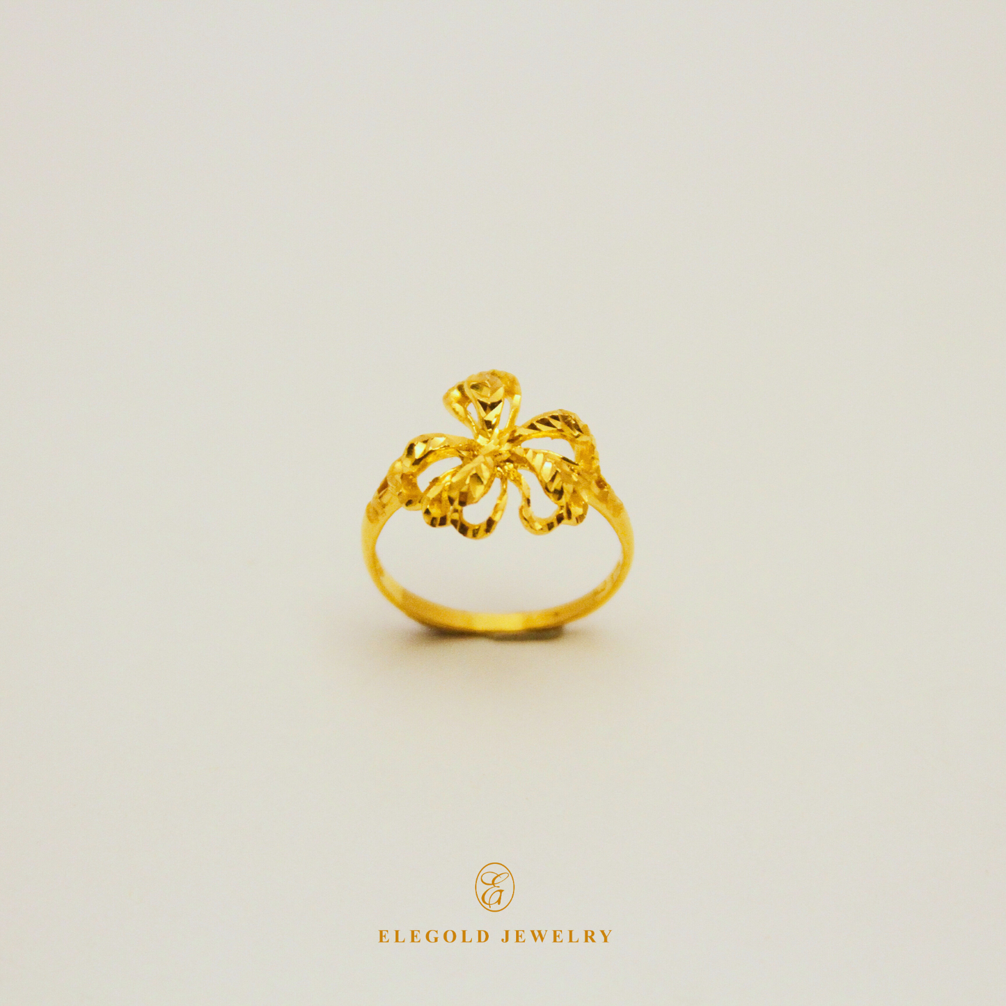 Blossom Flower Gold Ring