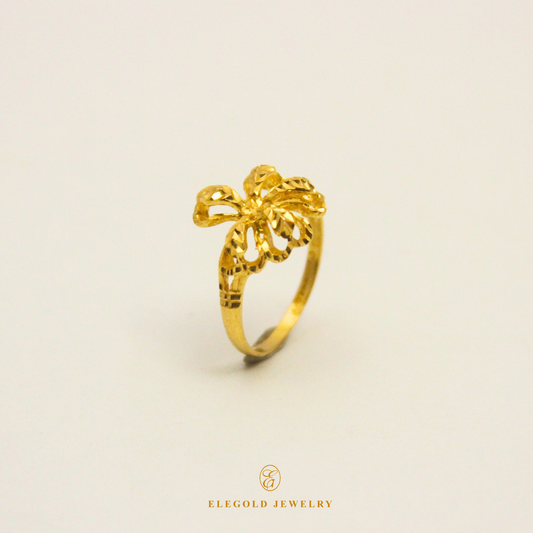 Blossom Flower Gold Ring