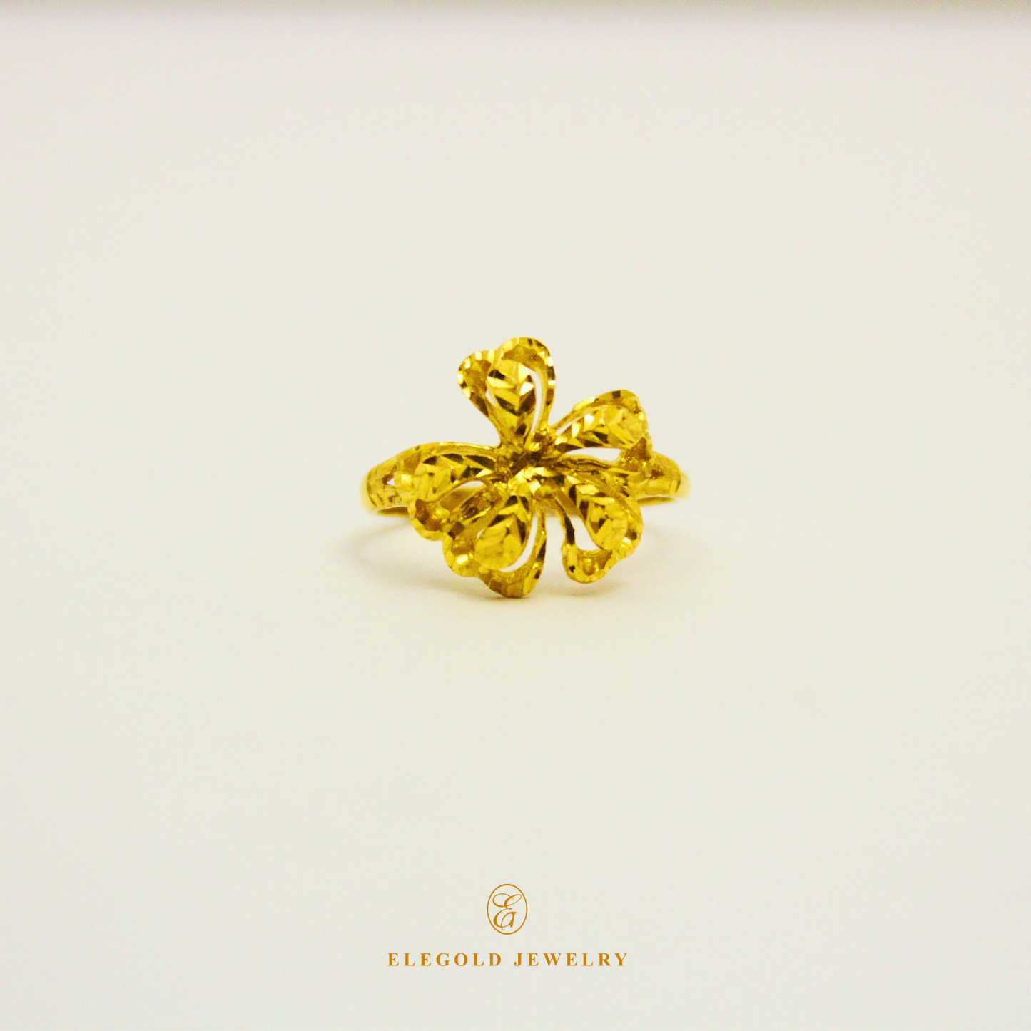 Blossom Flower Gold Ring