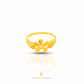 Elegold Star Fashion 916 Gold Ring - 20AFK