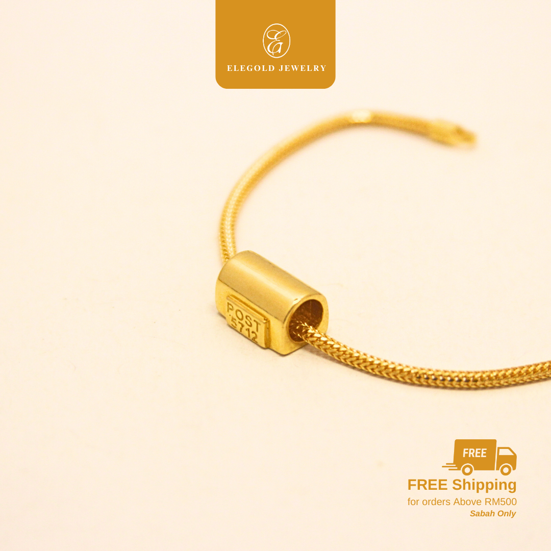 916 Mailbox Pos Box Gold Loket Charm Pendant | Elegold - 20G8X