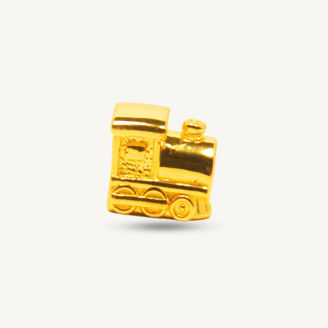 916 Train Gold Loket Charm Bajet | Elegold - 20NGU