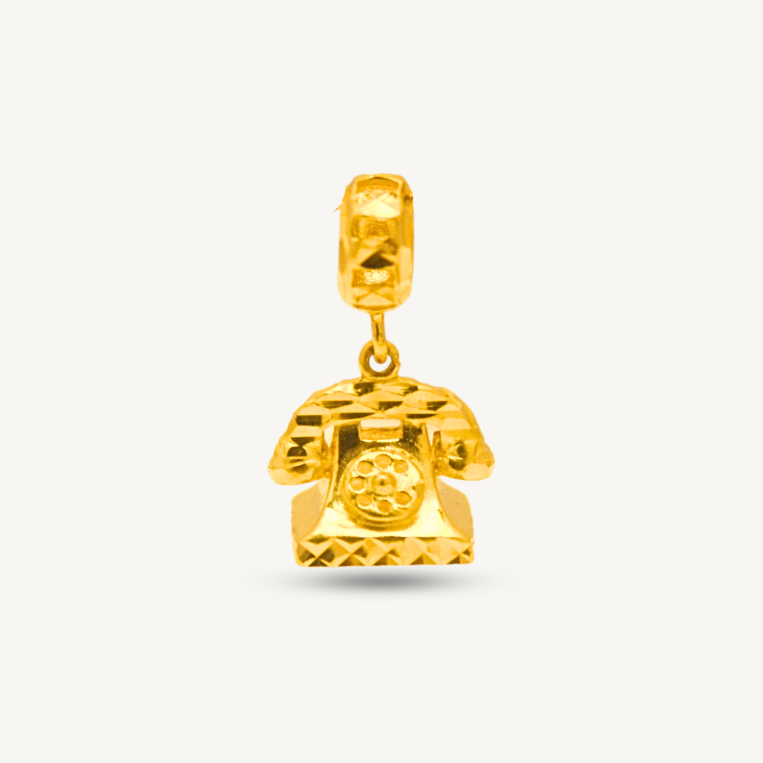 916 Mailbox Pos Box Gold Loket Charm Pendant | Elegold - 20JYF