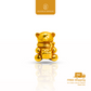 916 Gold Plain Fashion Bear Charms |Charm Fesyen Bear Emas 916 | Elegold