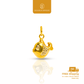 916 Gold Dual Color Fish Pendant | Loket Ikan Emas 916 | Elegold