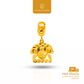 916 Mailbox Pos Box Gold Loket Charm Pendant | Elegold - 20JYF