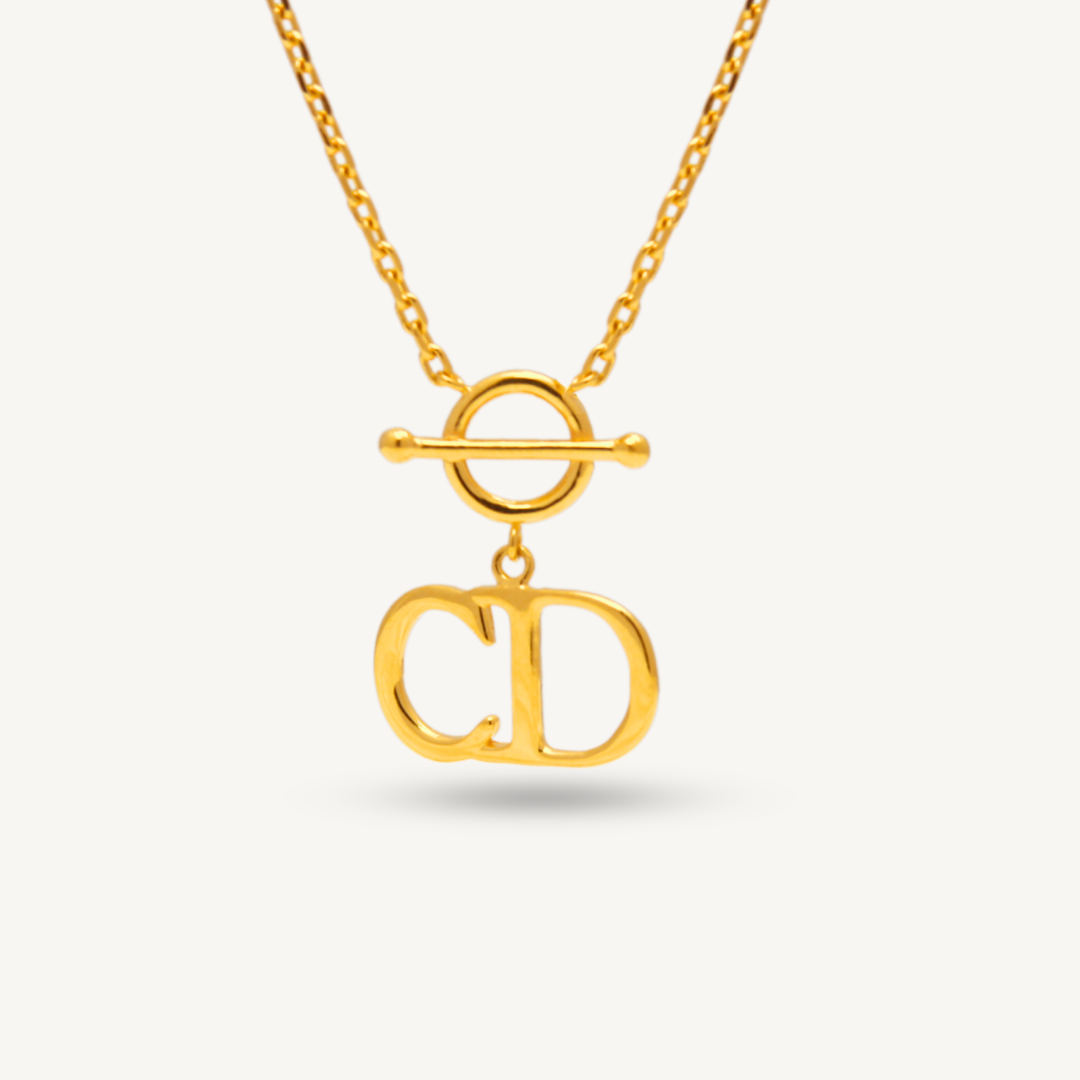 916G Luxury Choker Necklace Pendant Set Necklace Elegold - 20RRV