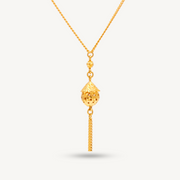 916G Dangling Fashion Necklace Pendant Set Necklace Elegold - 20LXH