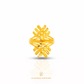 Elegold Bold Shiny Twisted 916 Gold Ring - 20P2R