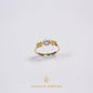 Elegold Fashion CZ Stone Gold Ring