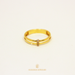 Minimal Simple Gold Ring + Stone