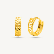 Mix & Match Shiny Plain Hoop Gold Pendant Elegold