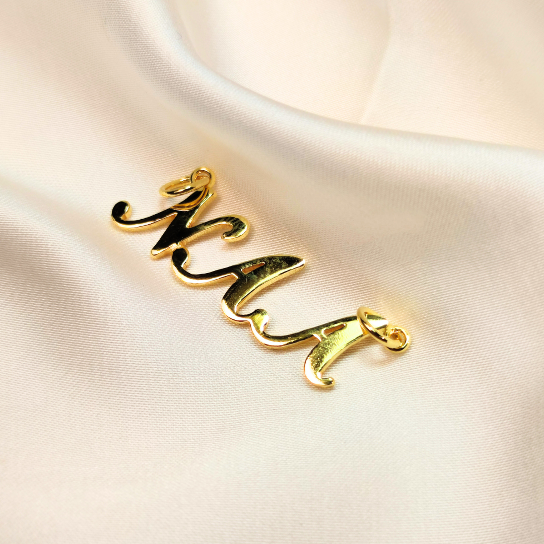 Custom Nameplate 916 Gold Personalized