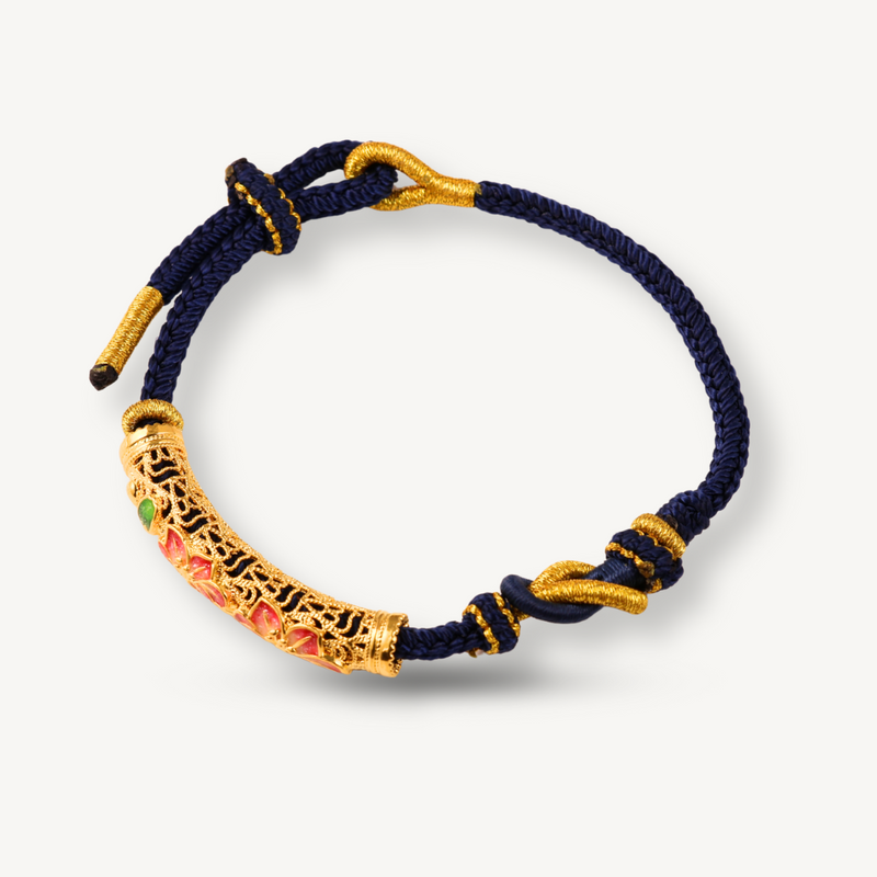 999G [0.5g] Trendy Buluh Perindu Charm Rope Set Pendant Elegold - 20TPD