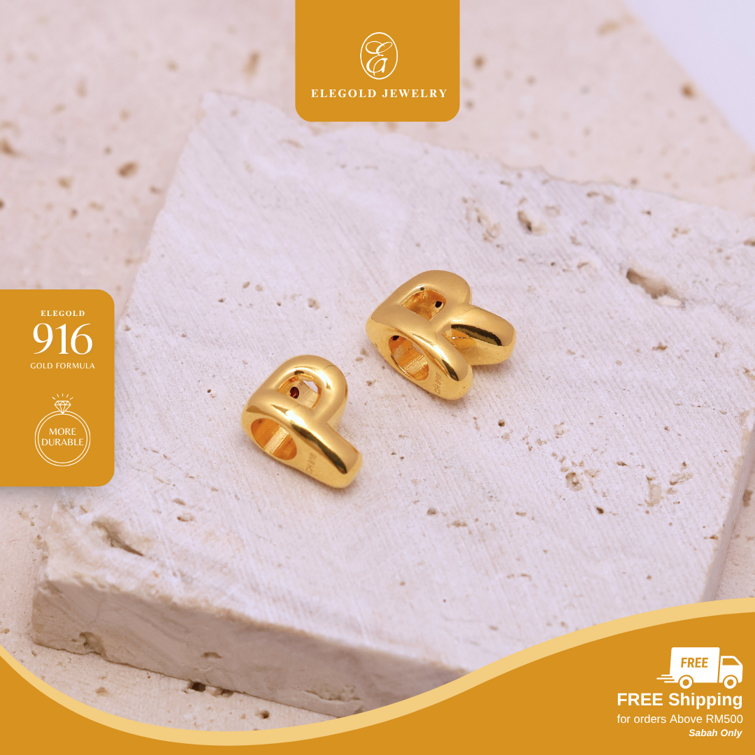 Alphabet Plain Pass Through & Dangling Charm Collection