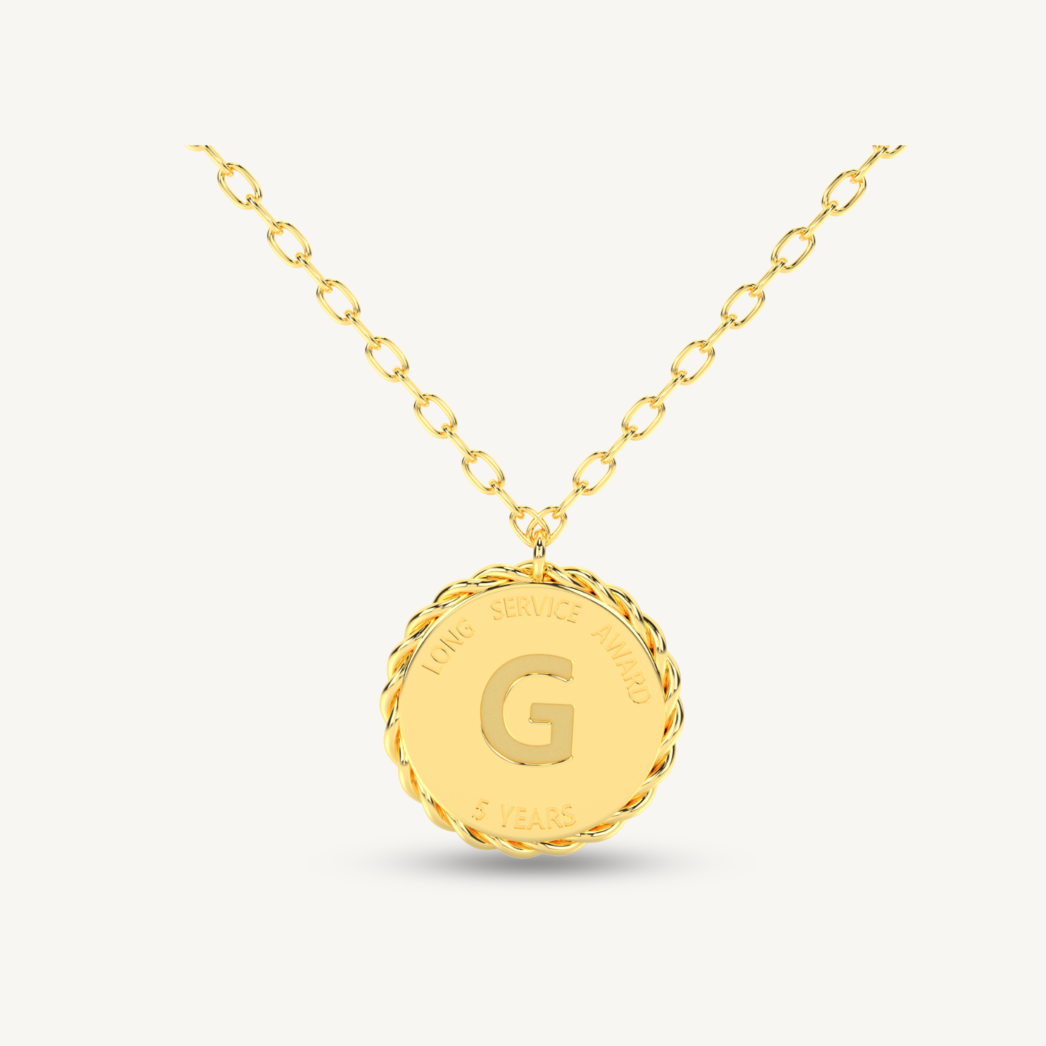 Round Personalized Engraving Pendant