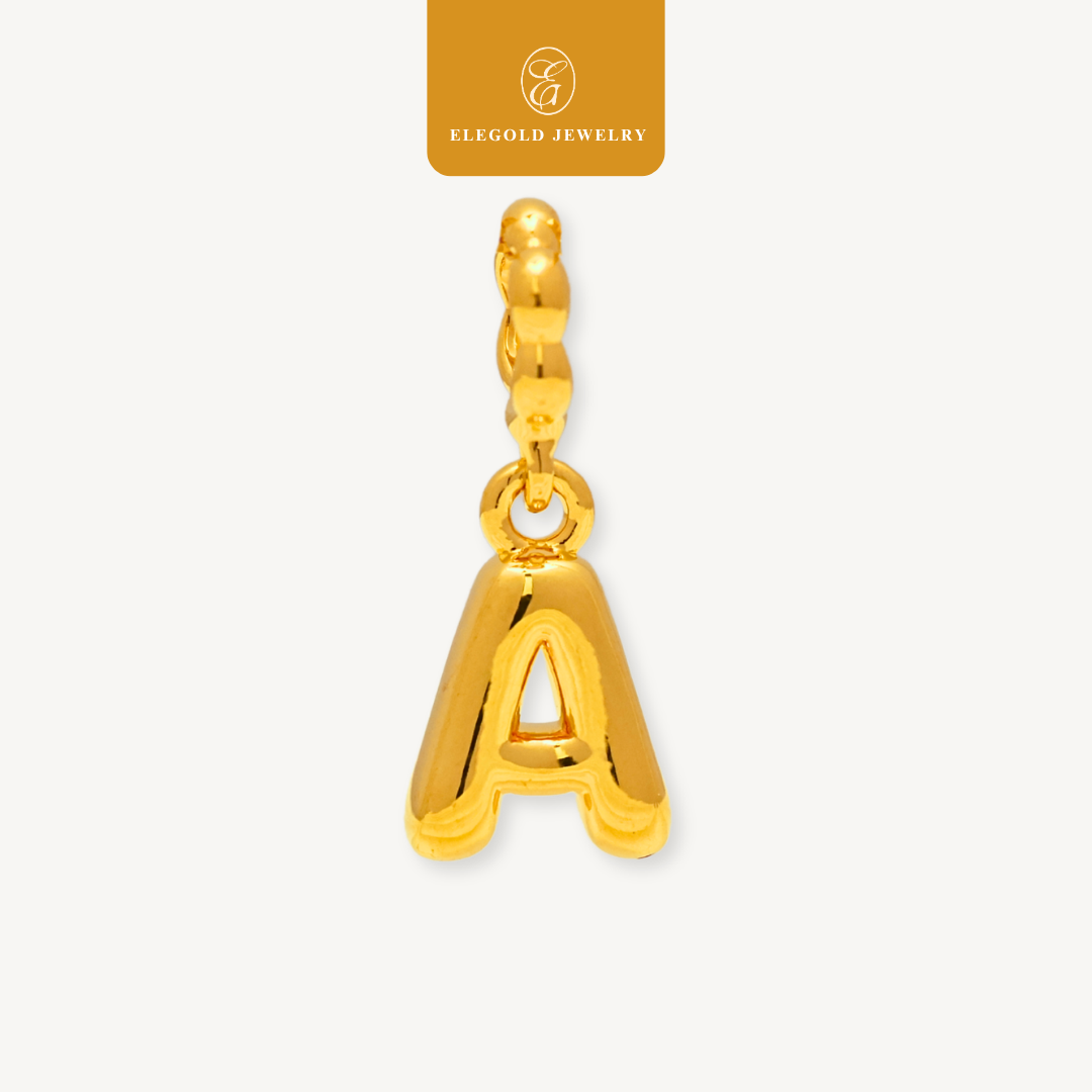 Alphabet Plain Pass Through & Dangling Charm Collection