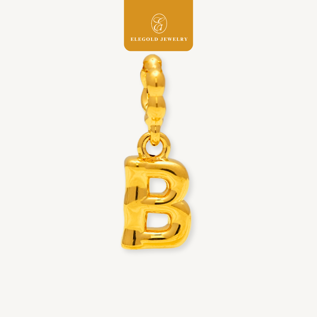 Alphabet Plain Pass Through & Dangling Charm Collection