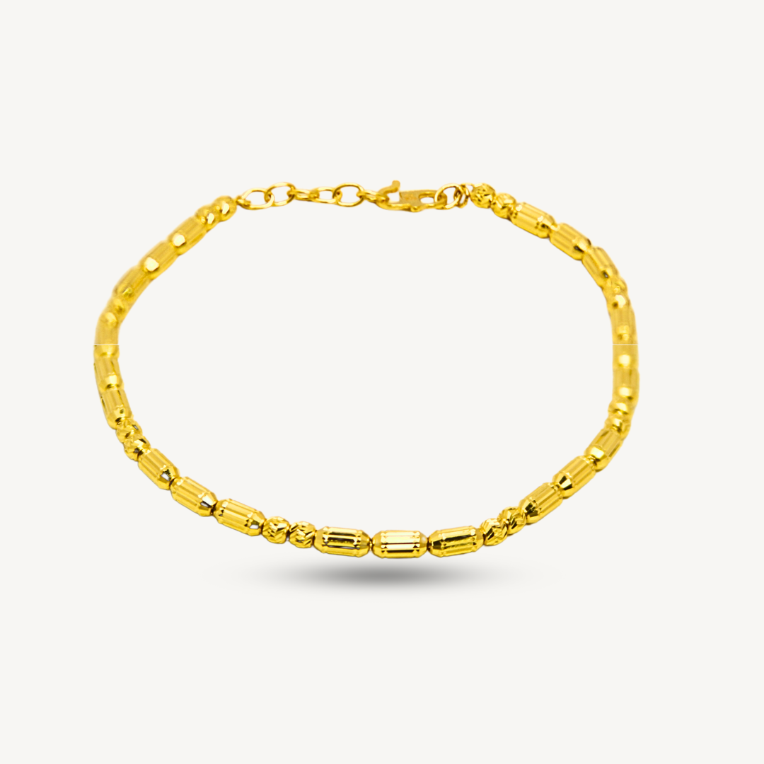 Classic Bead Bracelet Gold Bracelet Elegold