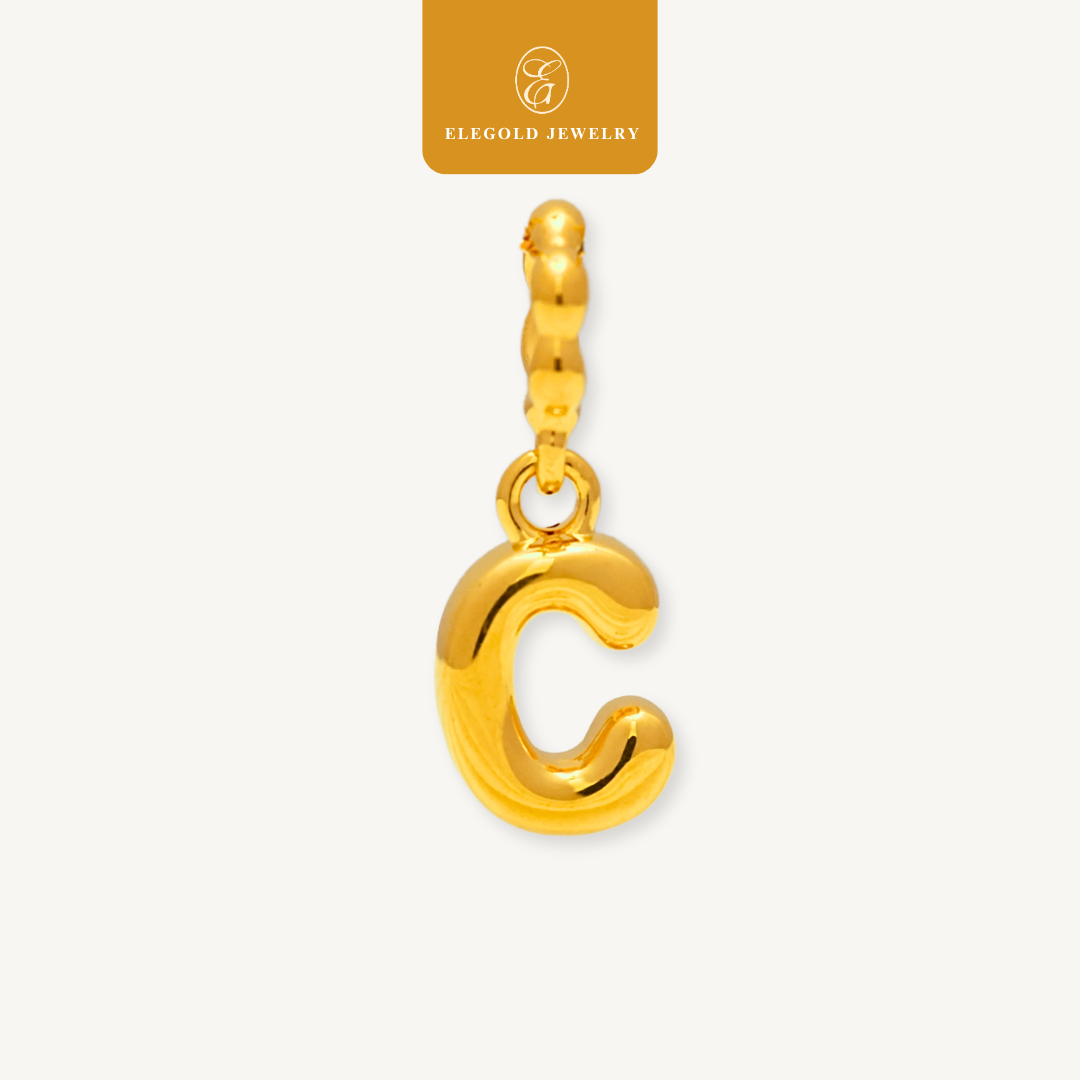 Alphabet Plain Pass Through & Dangling Charm Collection