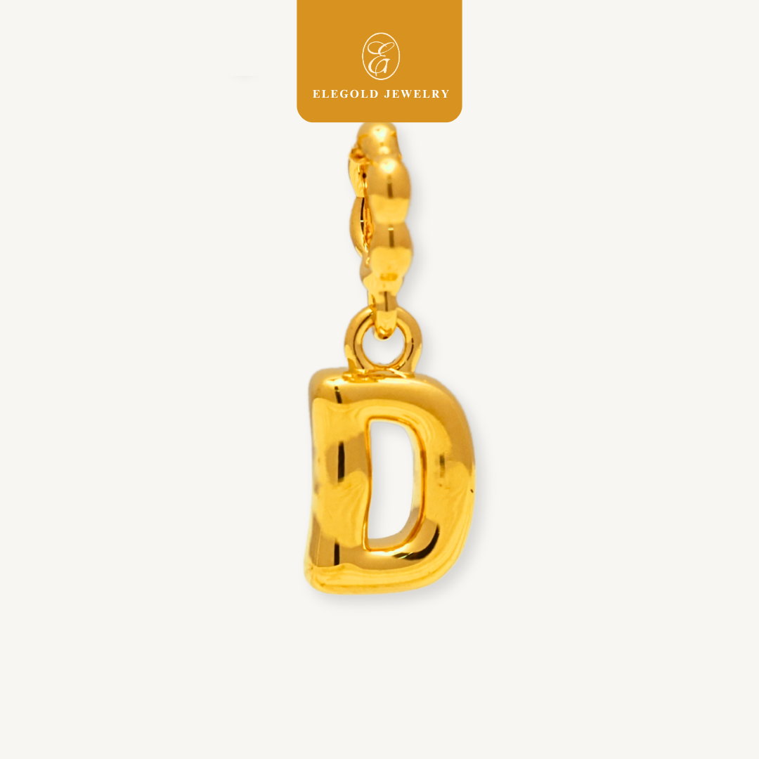 Alphabet Plain Pass Through & Dangling Charm Collection