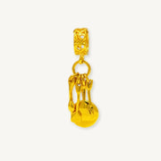 Elegold 916G Spatula Spoon Solid Plain Pastry Collection Loket Pendant - 20UXX
