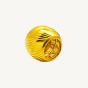 Elegold 916G Shiny Cut Fesyen Beads Charm Loket Pendant - 20VFH