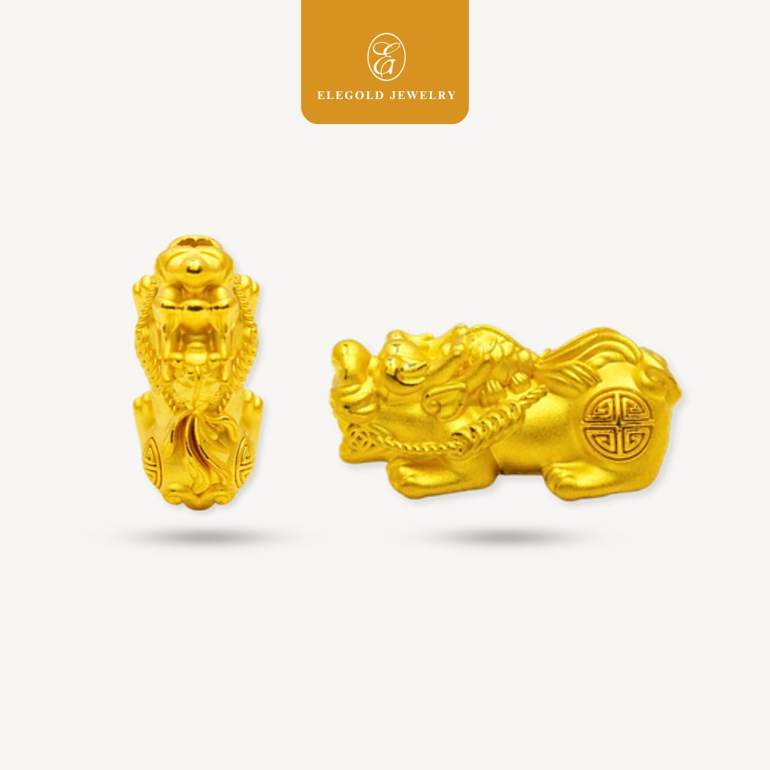 Elegold 999G Pixiu Prosperity Bold Charm Loket Pendant - 20VGV