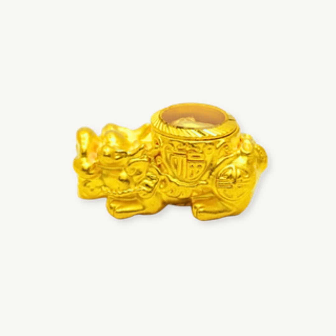 Elegold 999G Pixiu Prosperity Bold Charm Loket Pendant - 20VGX