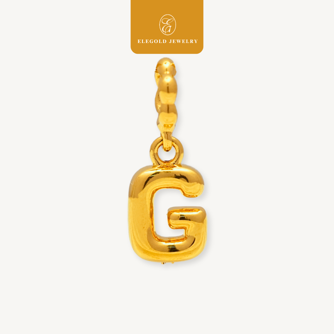 Alphabet Plain Pass Through & Dangling Charm Collection