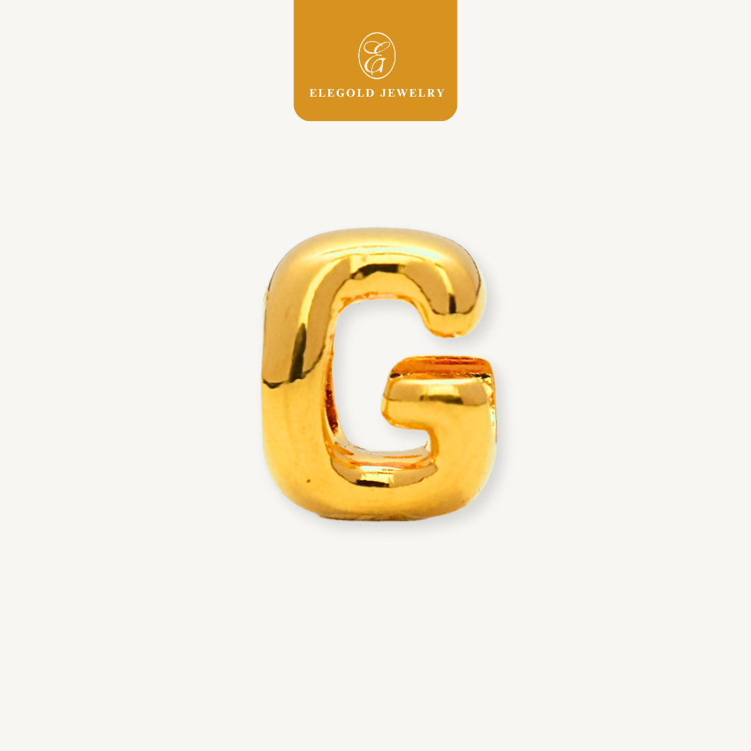Alphabet Plain Pass Through & Dangling Charm Collection