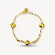Heart Bracelet RT Sauh Gold Bracelet Elegold