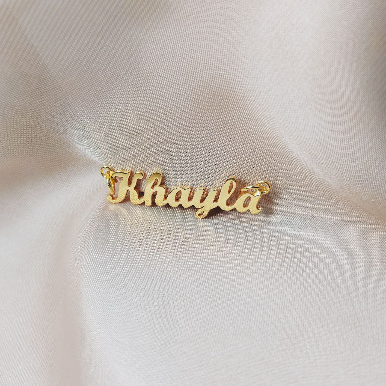 Custom Nameplate 916 Gold Personalized