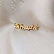 Custom Nameplate 916 Gold Personalized