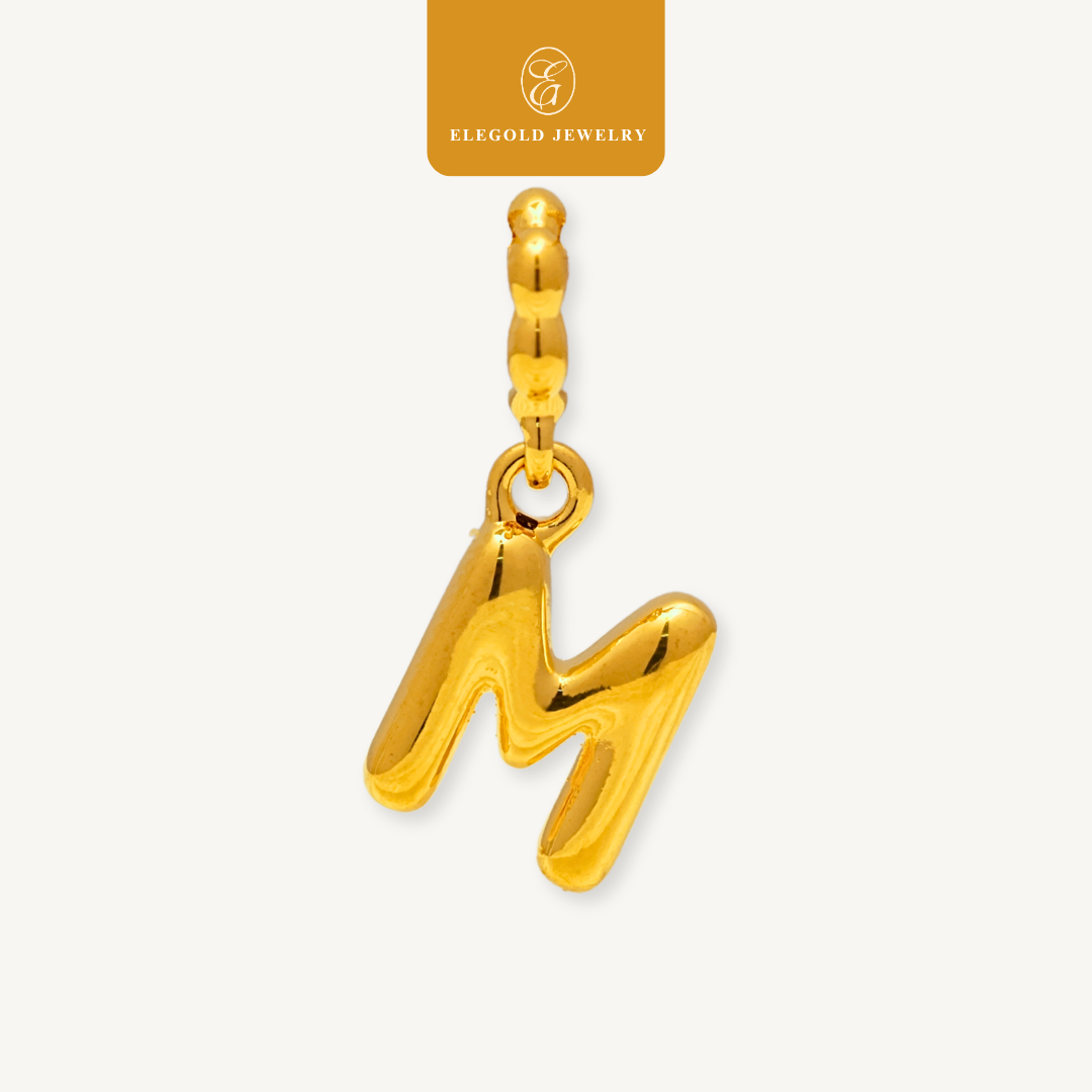 Alphabet Plain Pass Through & Dangling Charm Collection