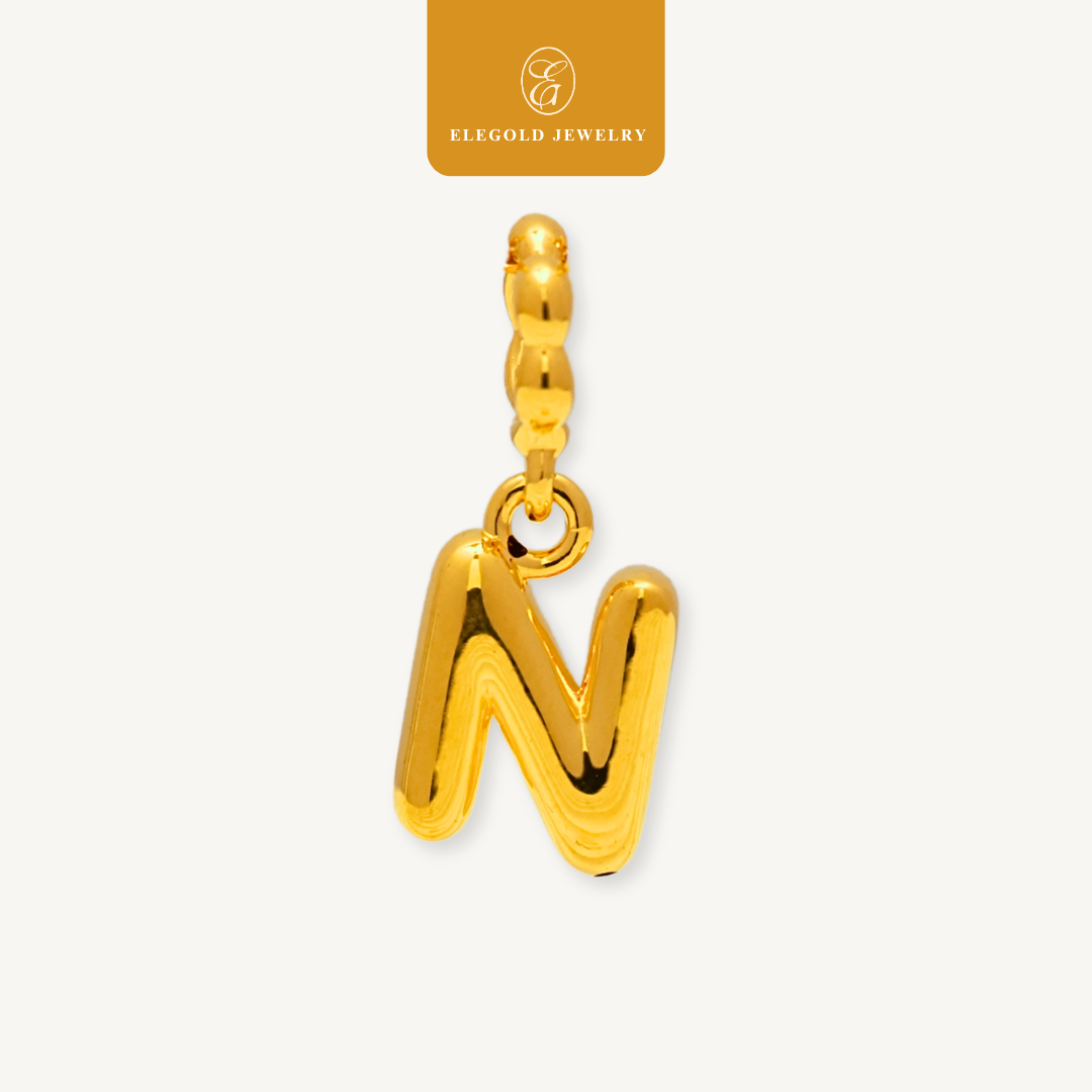 Alphabet Plain Pass Through & Dangling Charm Collection