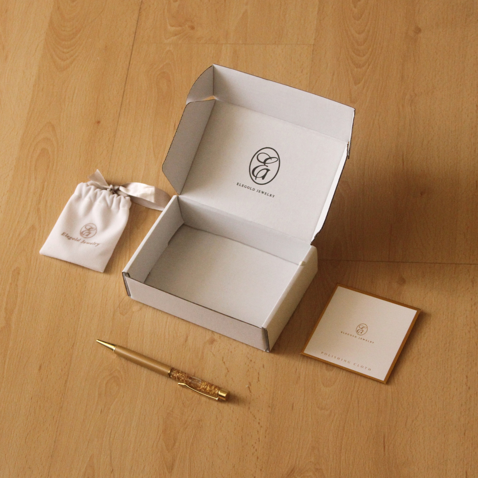 Elegold Classic Alphabet 916 Gold Personalize Pendant