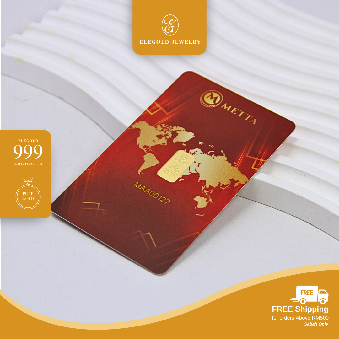 [1 gram] ELEGOLD Gold Bar Gold Gold bar Elegold