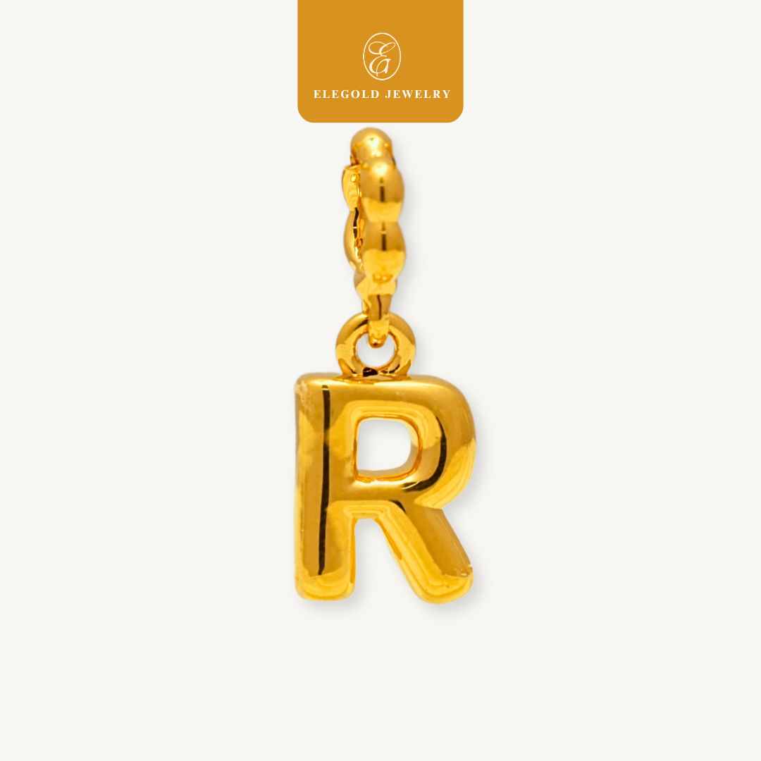 Alphabet Plain Pass Through & Dangling Charm Collection