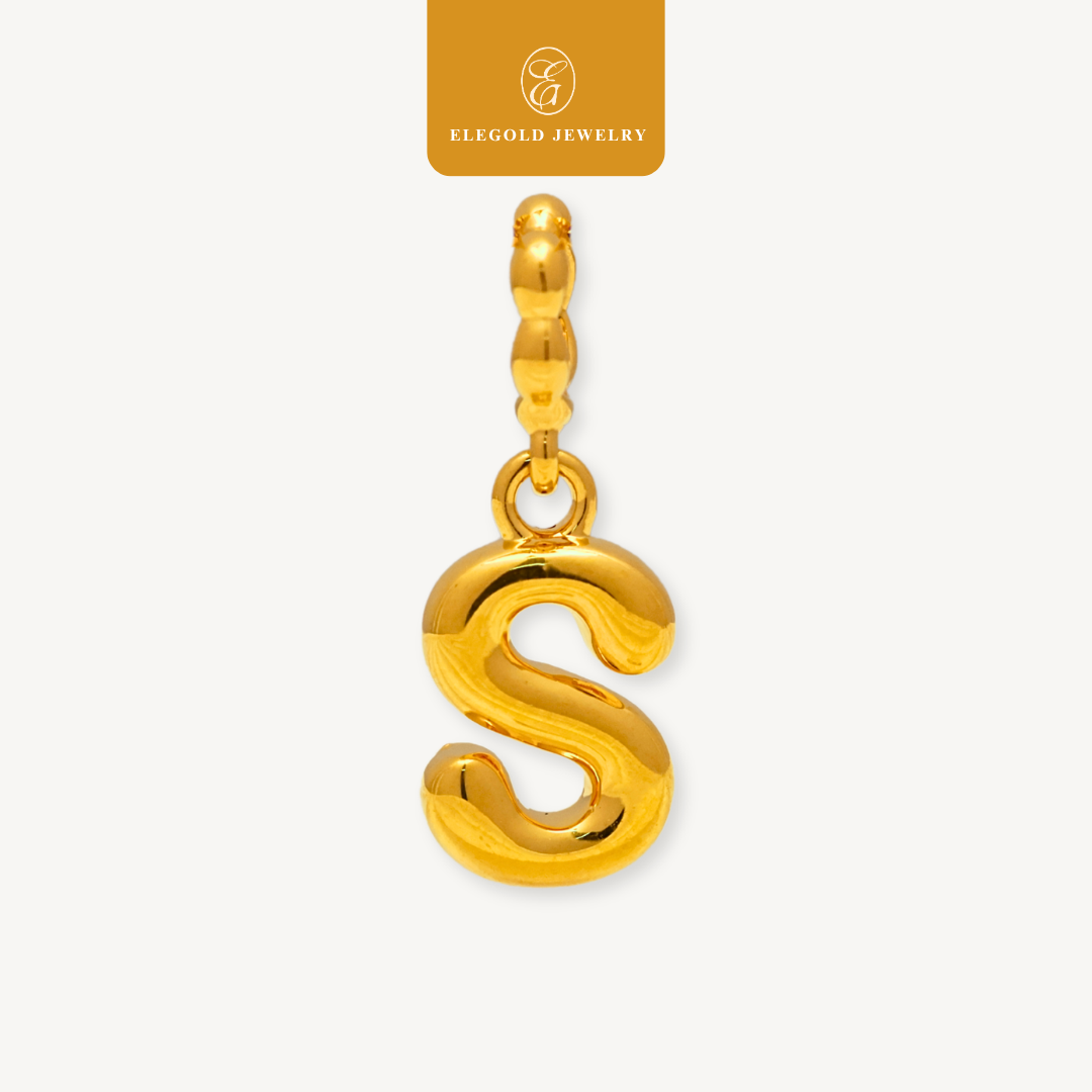 Alphabet Plain Pass Through & Dangling Charm Collection