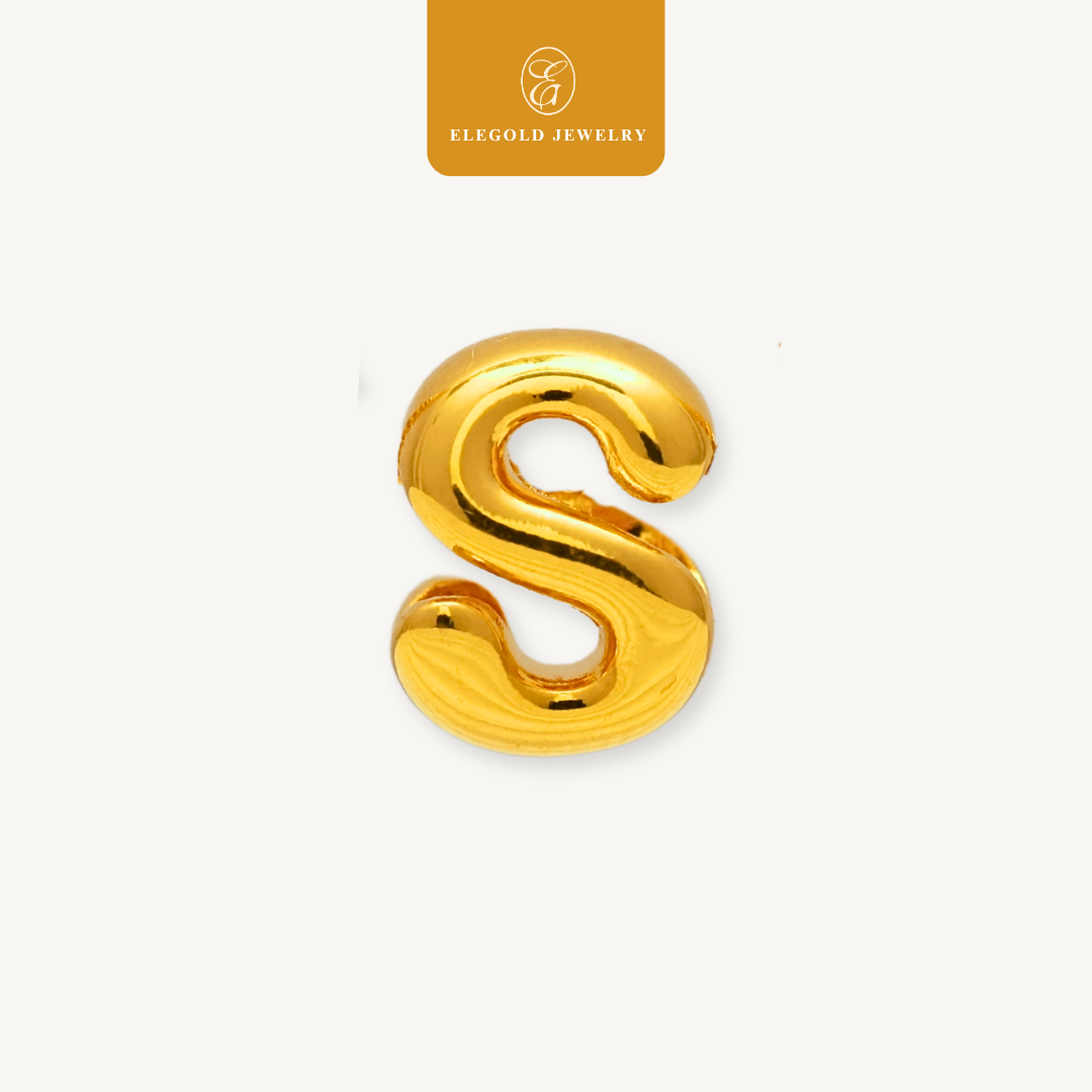 Alphabet Plain Pass Through & Dangling Charm Collection