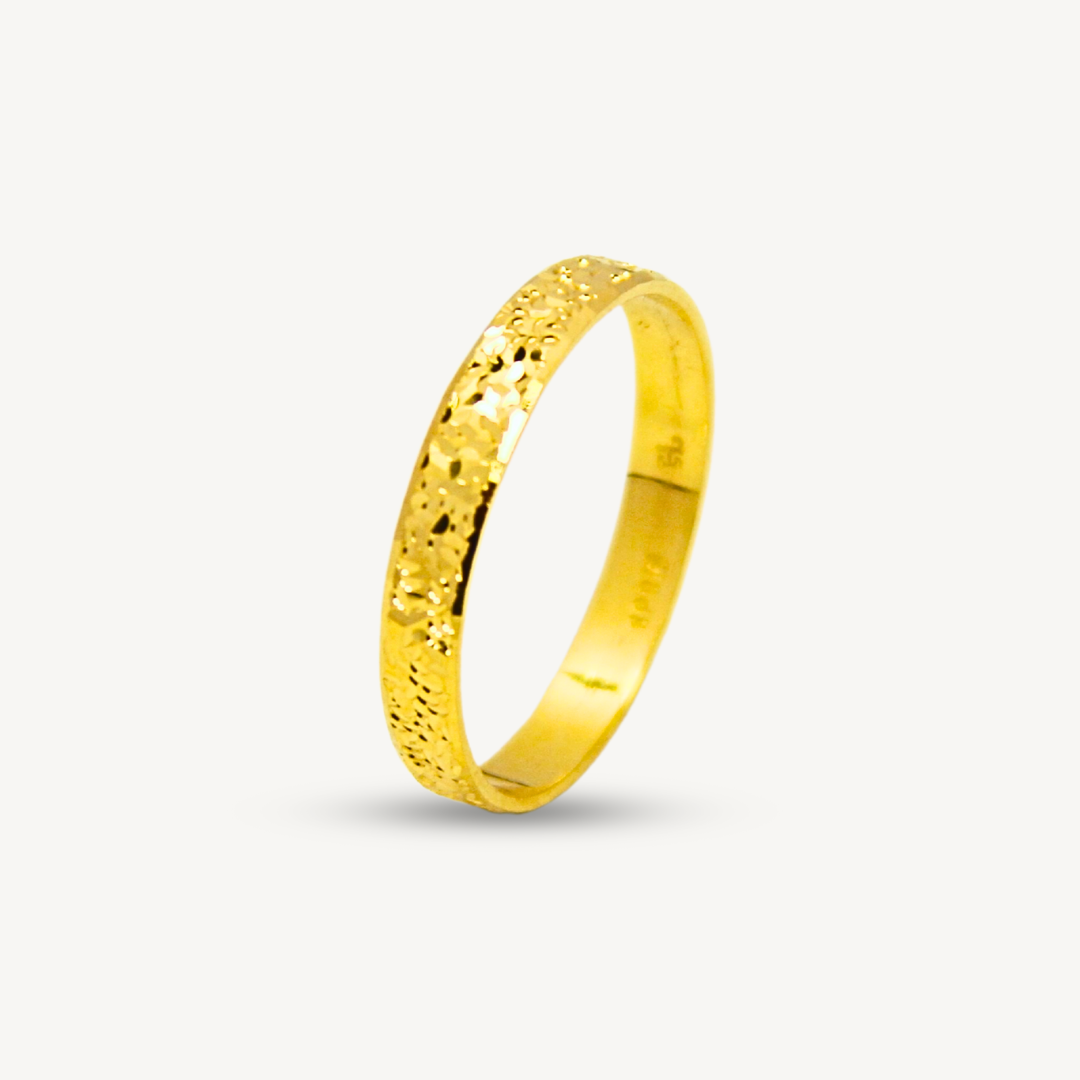 2g Sparkling Shiny Cut Wedding Ring Gold Ring Elegold