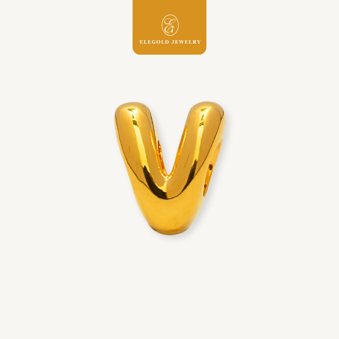Alphabet Plain Pass Through & Dangling Charm Collection