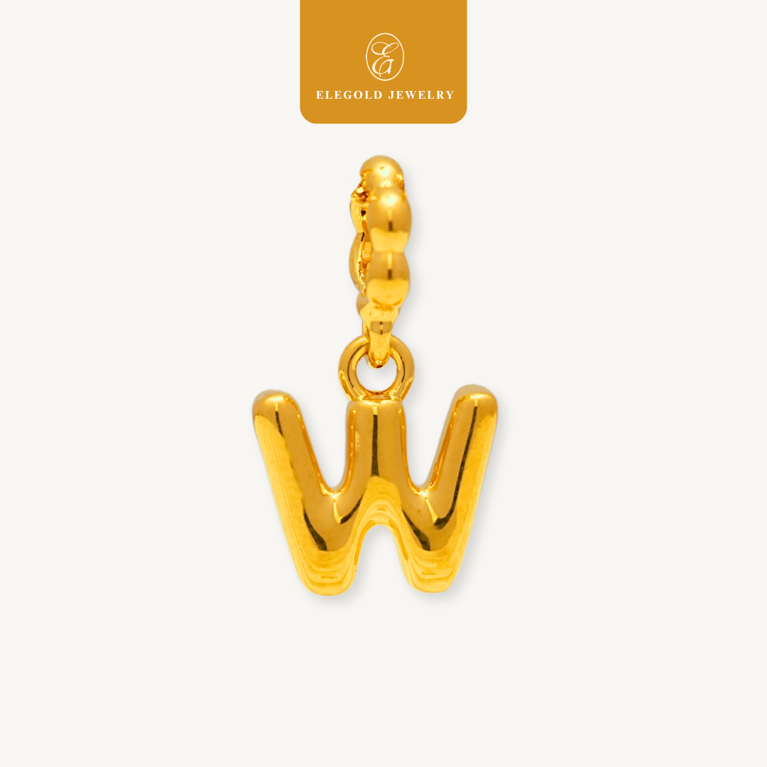 Alphabet Plain Pass Through & Dangling Charm Collection