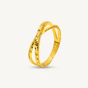 Twisted Fesyen Gold Ring Elegold