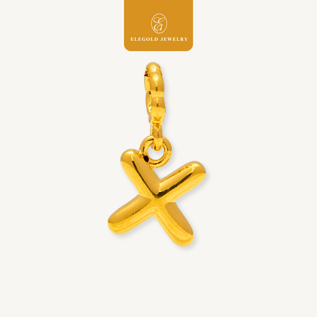 Alphabet Plain Pass Through & Dangling Charm Collection