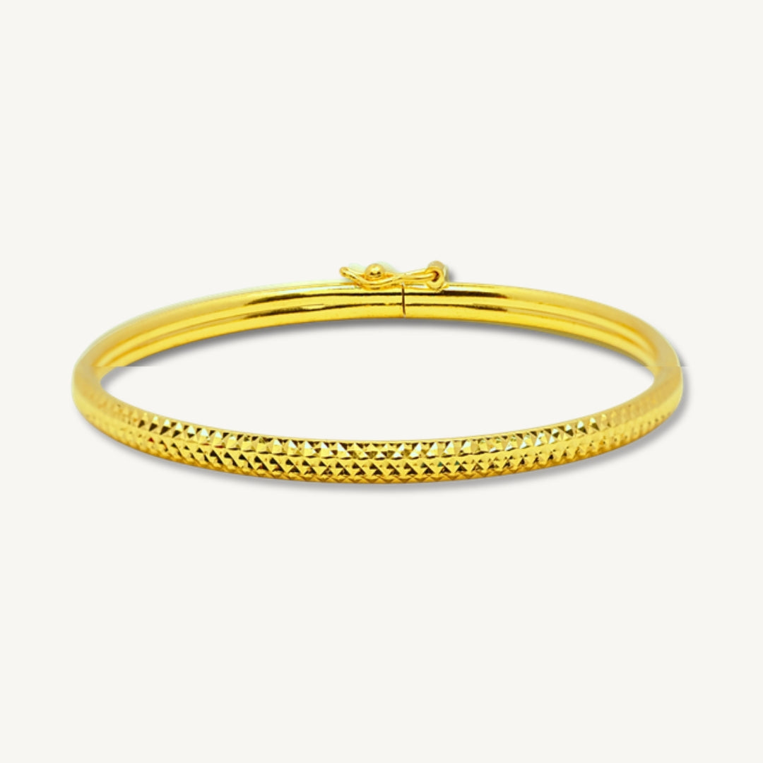 Diamond Cut Trendy Shiny Kilat • Elegold Jewelry • Category: Bracelet Rantai Tangan • 916G