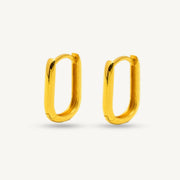 Square Plain Licin Hoop • Elegold Jewelry • Category: Earring Subang Anting-Anting • 916G