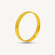 [1g] Shattered Ice 碎碎冰 Solid Ring Wedding • Elegold Jewelry • Category: Cincin Ring • 916G
